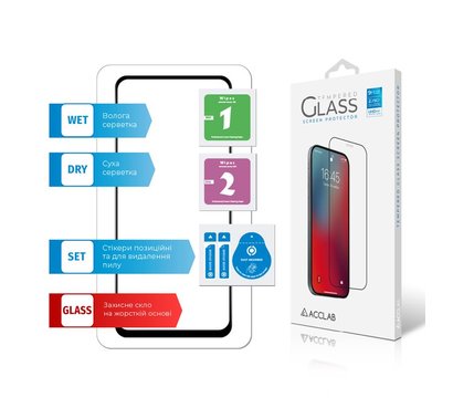 Зображення 5 Захисне скло Acclab Full Glue для Xiaomi Redmi 10 Black - 1283126517426