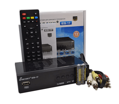 Зображення 2 Тюнер Т2 Eurosky ES-17 зовнішні виконання