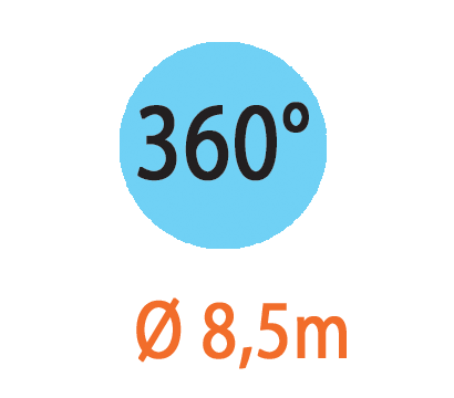 Зображення 5 Обладнання автополиву Claber 360° 8,5м 5шт. - 82121