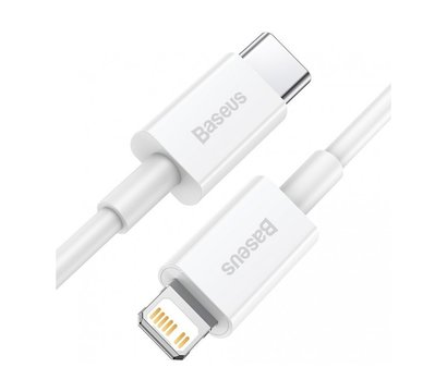Зображення 2 Кабель Baseus Superior Series Type-C to iP PD USB Type-C Lightning 20 W 0,25 m White - CATLYS-02