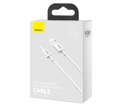 Зображення 6 Кабель Baseus Superior Series USB Type-C 6 А 1m White - CATYS-02
