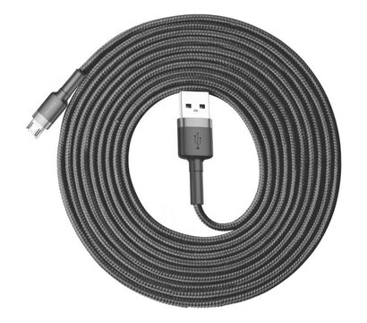 Зображення 2 Кабель Baseus Cafule USB Micro 2 A 3m Black-Grey - CAMKLF-HG1