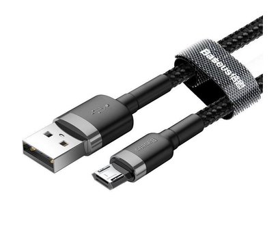 Зображення 3 Кабель Baseus Cafule USB Micro 2 A 3m Black-Grey - CAMKLF-HG1