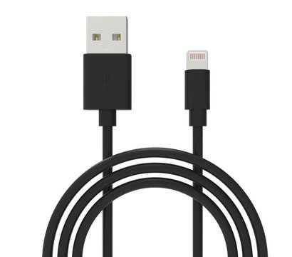 Зображення 3 Кабель Grand-X USB-Lightning, 1м Black - PL01B