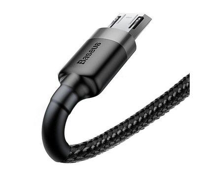 Зображення 5 Кабель Baseus Cafule USB Micro 2 A 3m Black-Grey - CAMKLF-HG1