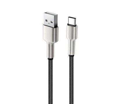 Зображення 4 Кабель ColorWay USB-Lightning, head metal, 2.4А, 1м, Black - CW-CBUL046-BK