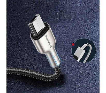 Зображення 6 Кабель ColorWay USB-microUSB, head metal, 2.4А, 1м, Black - CW-CBUM046-BK