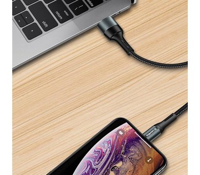 Зображення 8 Кабель ColorWay USB-USB Type-C, nylon, 2.4А, 1м, Black - CW-CBUC045-BK