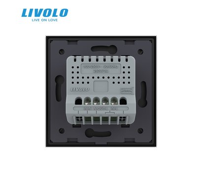 Изображение 5 Выключатель Livolo VL-C7FCU1-2BP Black