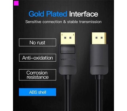 Изображение 7 Vention DisplayPort-DisplayPort, 1 m, v1.2, Black - HACBF
