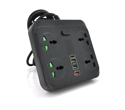 Изображение 2 Сетевой фильтр Voltronic TB-Т18 Black 4 розеток