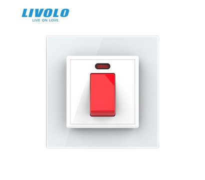 Изображение 2 Выключатель Livolo VL-C7KMKV20A-2WP White