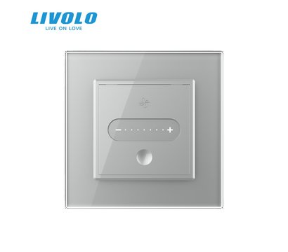 Зображення 2 Смарт регулятор швидкості Livolo VL-C7FC1GZ-2IP Grey