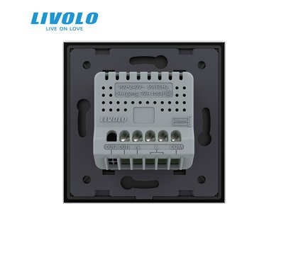 Изображение 2 Смарт выключатель Livolo VL-C7FC1SNY-2G-BP Black glass