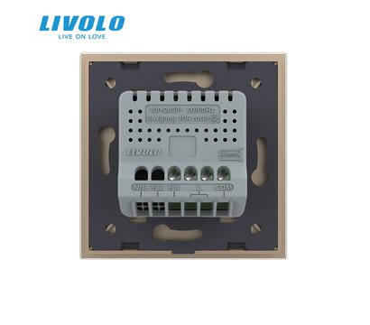 Изображение 2 Smart светорегулятор Livolo ZigBee VL-C7FC1D2Z-2GAP Gold