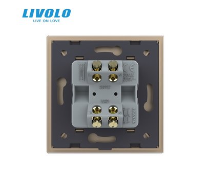 Изображение 4 Выключатель Livolo VL-C7KMKV20A-2AP Gold