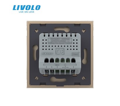 Изображение 4 Smart регулятор скорости Livolo VL-C7FC1GZ-2AP Gold