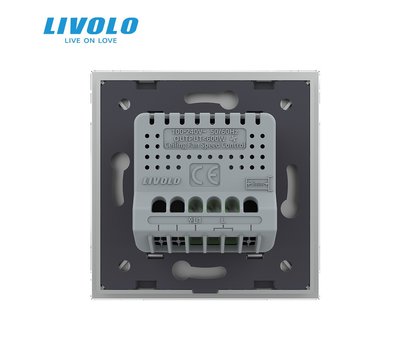 Зображення 4 Смарт регулятор швидкості Livolo VL-C7FC1GZ-2IP Grey