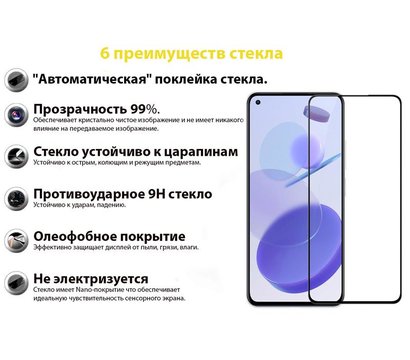Зображення 2 Захисне скло BeCover для Xiaomi Mi 11 Lite Black - 706909