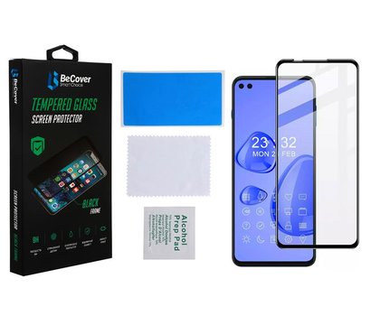 Изображение 3 Защитное стекло BeCover для Motorola Moto G100 Black - 706895