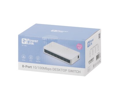 Зображення 3 Комутатор 2E PowerLink SF108C