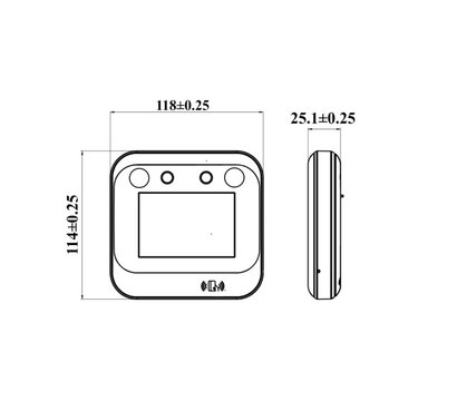 Зображення 3 Термінал TVT TD-E2123 для систем контролю доступу