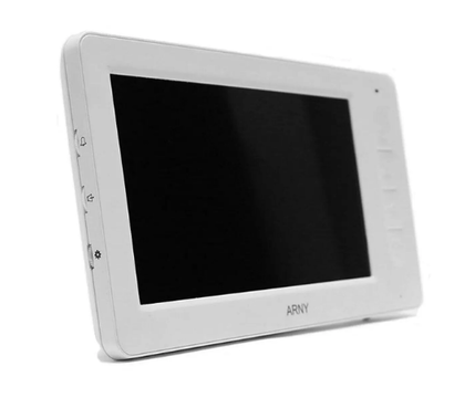 Зображення 5 Домофонна система Arny AVD-7006 White/Grey, Колір (домофон + панель): білий + сірий