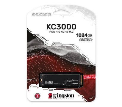 Зображення 3 SSD диск Kingston KC3000 1TB M.2 2280 PCIe 4.0 x4 NVMe 3D TLC – SKC3000S/1024G