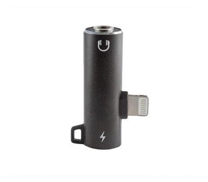 Зображення 2 Адаптер XoKo AC-305 Lightning -Lightning/3.5 mm Black - AC-305