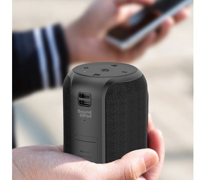 Зображення 2 Акустична система 2.0 2E SoundXPod TWS MP3 Wireless Waterproof Black – 2E-BSSXPWBK