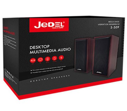 Зображення 2 Акустична система 2.0 Jedel S-509 Black