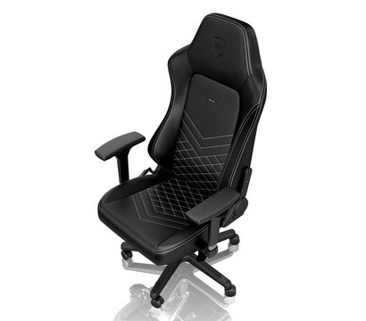 Зображення 7 Крісло Noblechairs Hero Black/Platinum White - NBL-HRO-PU-BPW