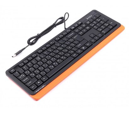 Зображення 2 Клавіатура A4Tech Fstyler FKS10 USB Black+Orange