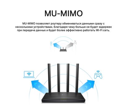 Зображення 6 Роутер для дому та офісу TP-Link Archer C6 V3