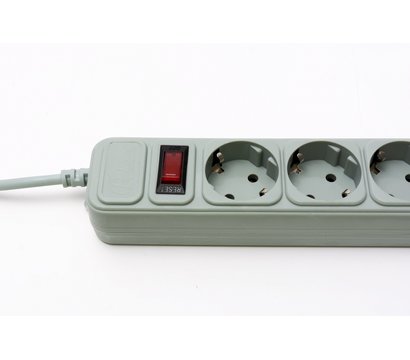 Зображення 2 ProLogix PRS-075P5-30G, 5 р, 3 м, Grey 5 розеток, Довжина шнура: 3 м