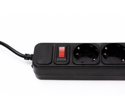Зображення 2 Мережевий фільтр ProLogix PRS-075P6-18B, 6 р, 1.8 м, Black 6 розеток, Довжина шнура: 1.8 м