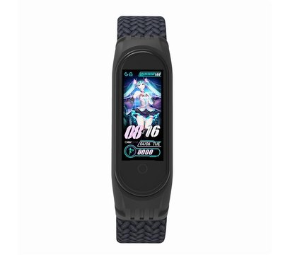 Зображення 2 Ремінець  Armorstandart Braided Solo Loop для Xiaomi Mi Band 6/5/4 Charcoal size S - ARM59179