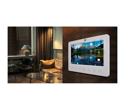 Зображення 6 Відеодомофон NeoLight KAPPA+ HD WF White сенсорні кнопки, Колір корпусу: білий