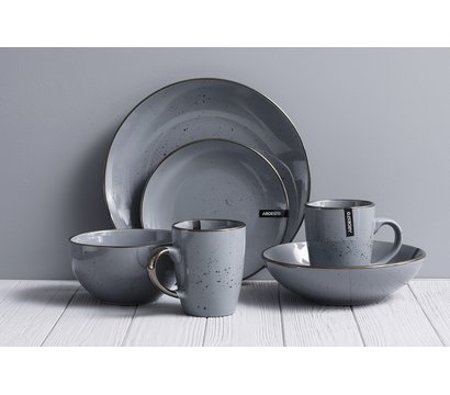 Изображение 2 Ardesto Bagheria AR2914GREY, 14 см, Grey, ceramics