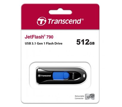 Зображення 4 USB флешка Transcend JetFlash 790 512GB USB 3.0 - TS512GJF790K