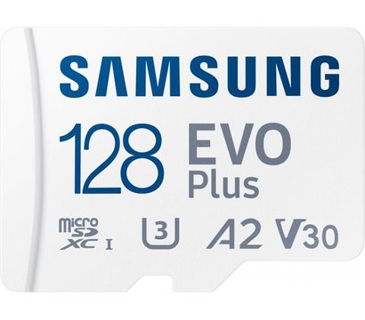 Изображение 2 Карта памяти Samsung Evo Plus Class 10 128GB + SD адаптер — MB-MC128KA/RU