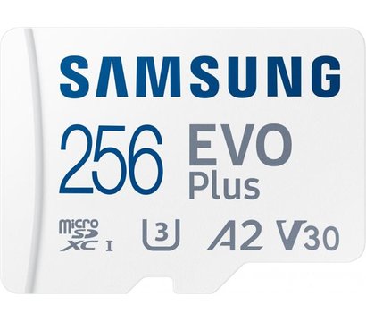 Зображення 2 Карта пам`яті Samsung Evo Plus Class 10 256GB + SD адаптер — MB-MC256KA/RU