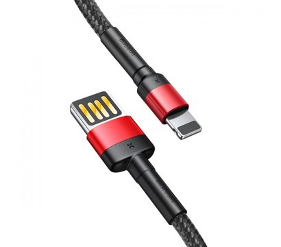 Изображение 2 Кабель Baseus Cafule Cable（Special Edition）USB For iP 1m Red+Black - CALKLF-G91