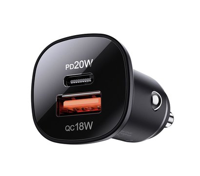 Зображення 2 Зарядний пристрій Acefast B1 mini 38W(USB-C+USB-A) Black – AFB1B
