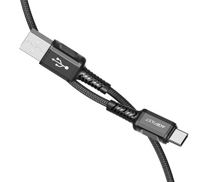 Зображення 2 Кабель Acefast C1-04 USB Type-C 3 A 1,2m Black - AFC1-04B