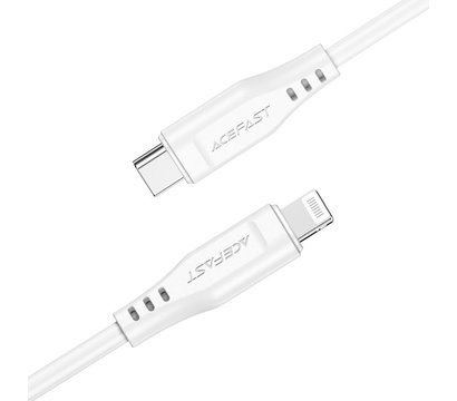 Зображення 2 Кабель Acefast C3-01 Type-C Lightning 3 A 1,2m White - AFC3-01W