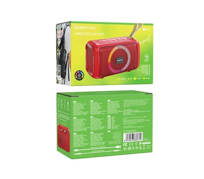 Зображення 3 Акустична система 1.0 Borofone BR17 Cool sports wireless speaker Red
