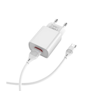 Изображение 5 Зарядное устройство Borofone BA20A Sharp single port charger set(Type-C) White – BA20ACW