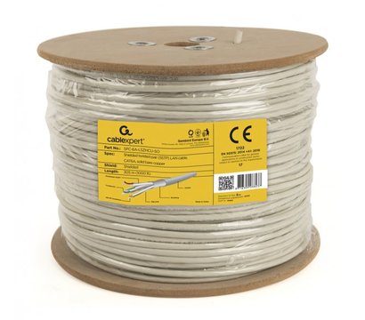Зображення 2 Кабель вита пара Cablexpert SSTP 6a 4х2х0,57 Cu внутр. (мідь) 305м