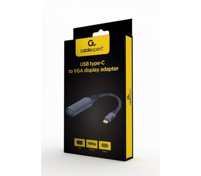 Зображення 3 Адаптер Cablexpert USB Type-C на VGA - A-USB3C-VGA-01
